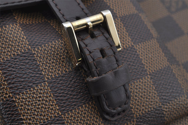 Authentic Louis Vuitton Damier Manosque PM Shoulder Tote Bag N51121 LV 5345J