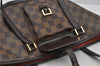 Authentic Louis Vuitton Damier Manosque PM Shoulder Tote Bag N51121 LV 5345J