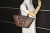 Authentic Louis Vuitton Damier Manosque PM Shoulder Tote Bag N51121 LV 5345J