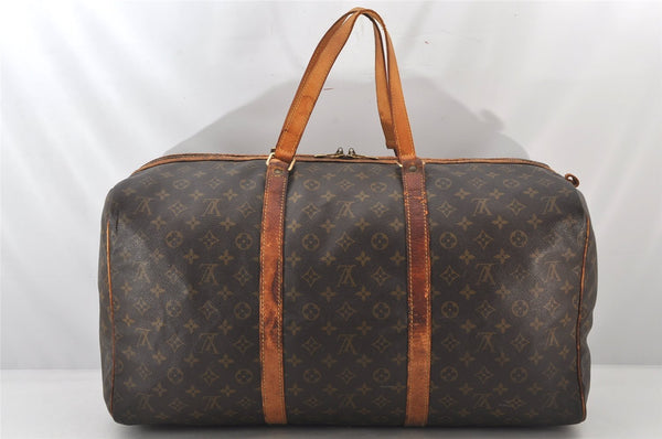 Authentic Louis Vuitton Monogram Sac Souple55 Hand Boston Bag M41622 LV 5345K