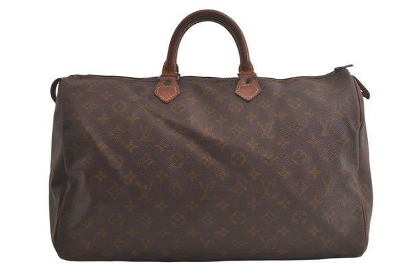 Authentic Louis Vuitton Monogram Speedy 40 Hand Boston Bag Old Model LV 5346K