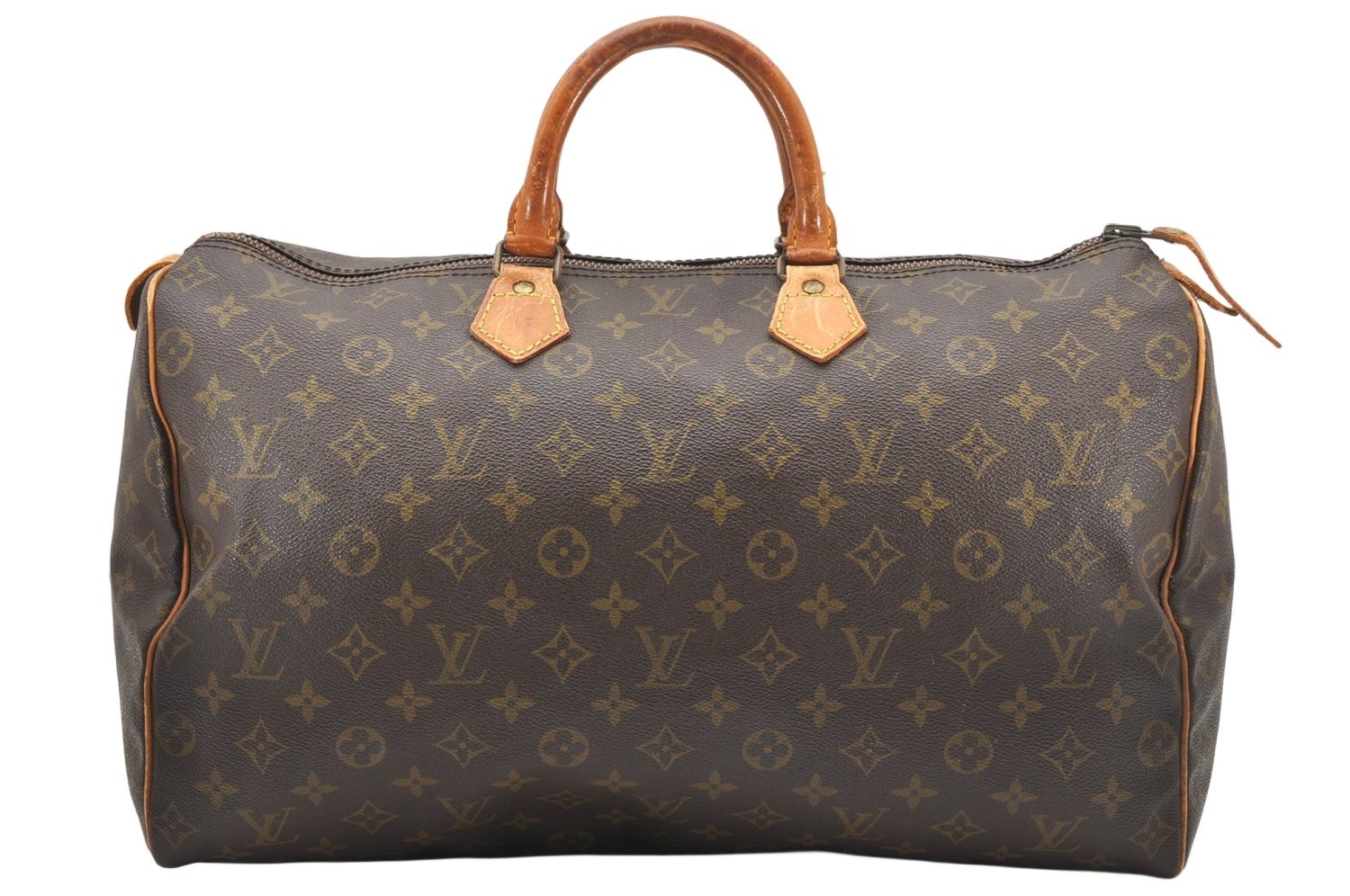 Authentic Louis Vuitton Monogram Speedy 40 Hand Boston Bag Old Model LV 5348K