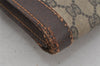 Authentic GUCCI Vintage Clutch Documents Case Purse PVC Leather Brown 5349J