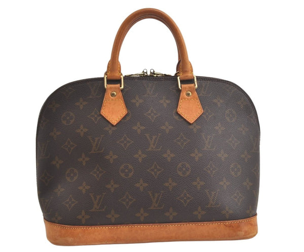Authentic Louis Vuitton Monogram Alma Hand Bag Purse M51130 LV 5349K