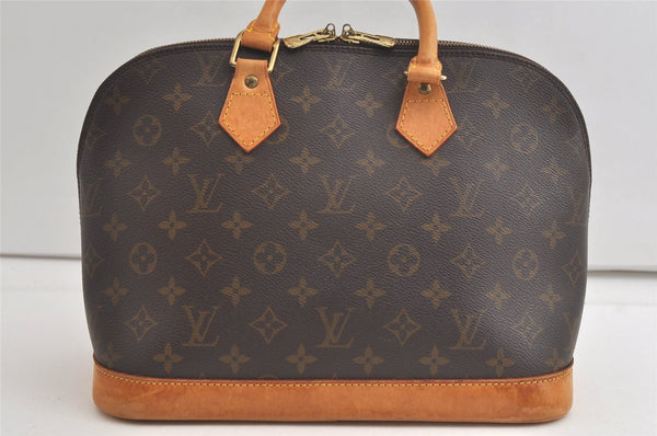 Authentic Louis Vuitton Monogram Alma Hand Bag Purse M51130 LV 5349K