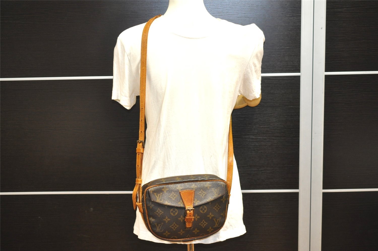 Authentic Louis Vuitton Monogram Jeune Fille PM M51227 Shoulder Cross Bag 5350I