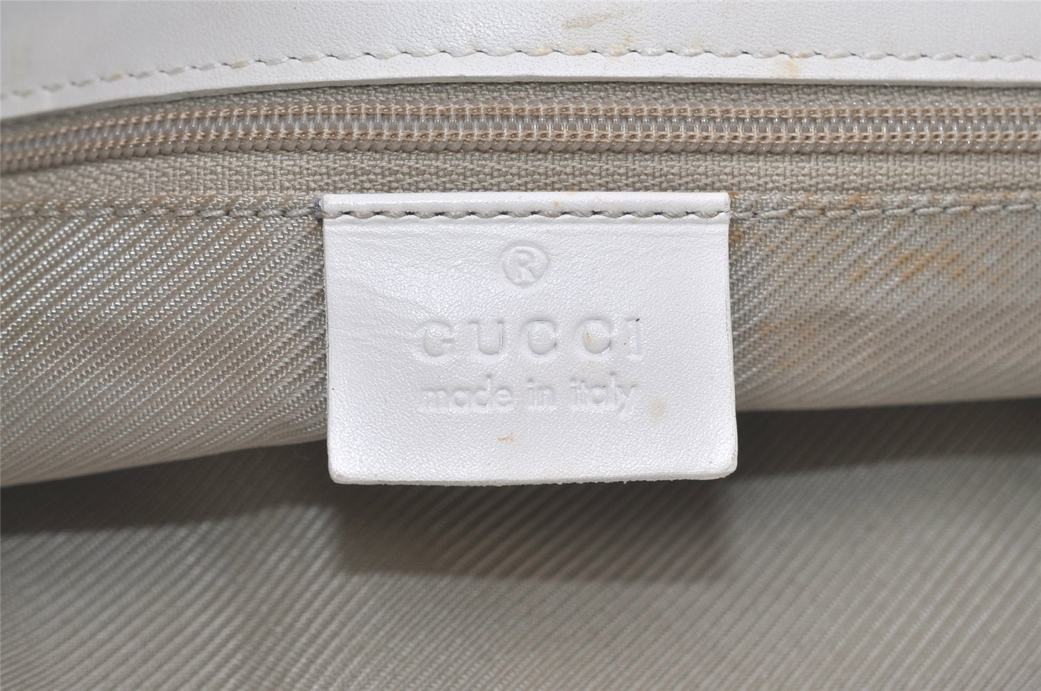 Authentic GUCCI Shoulder Tote Bag GG Canvas Leather 0021099 Light Blue 5352I