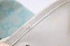 Authentic GUCCI Shoulder Tote Bag GG Canvas Leather 0021099 Light Blue 5352I