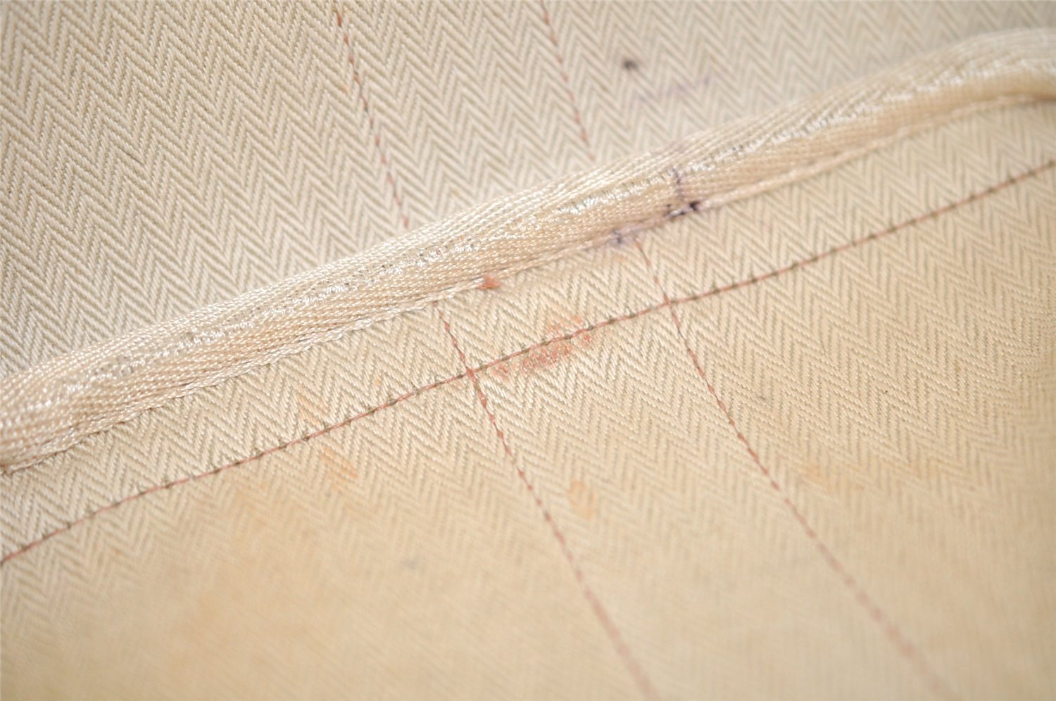 Authentic HERMES Garden Party MM Shoulder Tote Bag PVC Leather Brown Junk 5353J