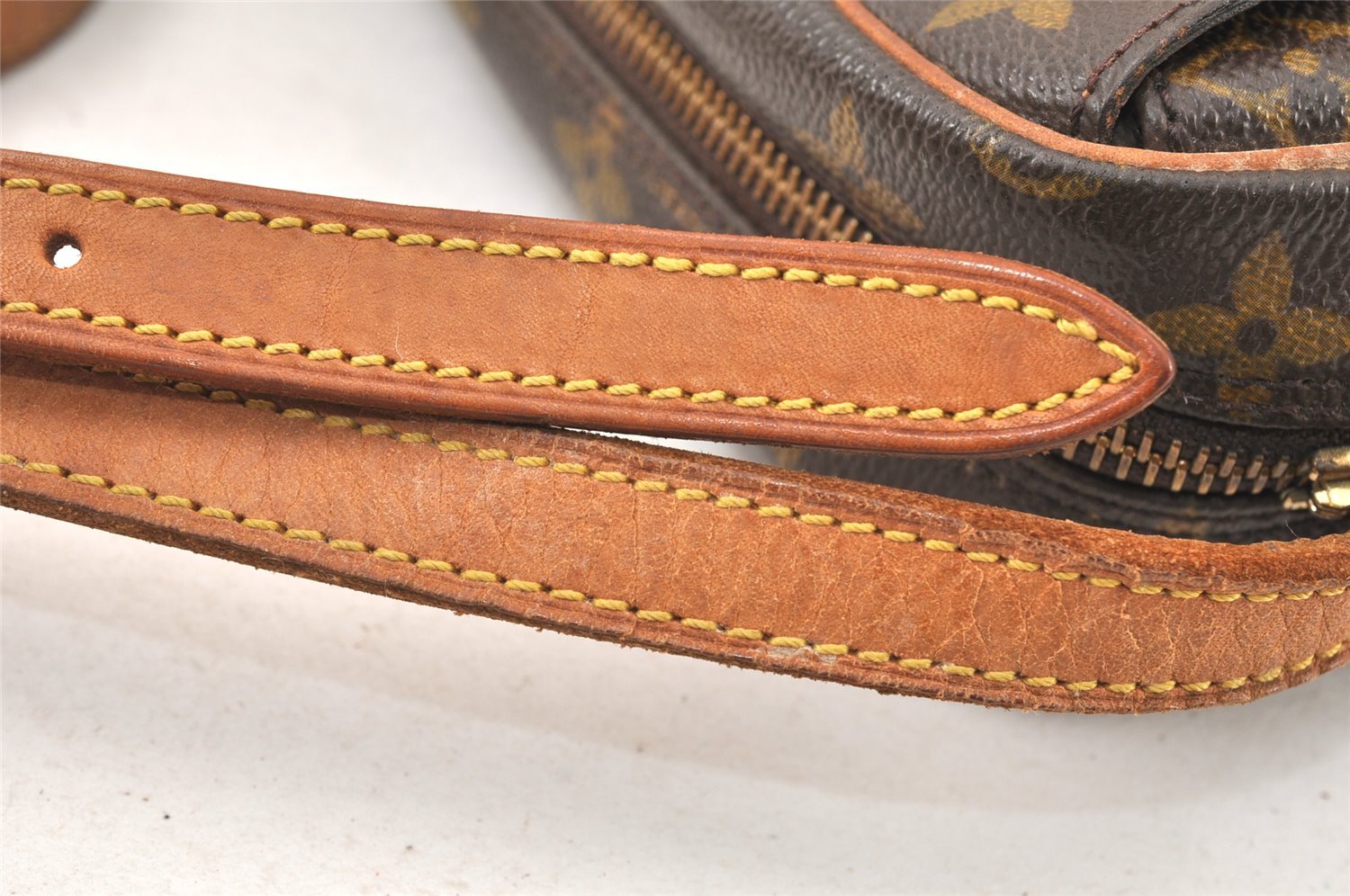 Auth Louis Vuitton Monogram Jeune Fille MM M51226 Shoulder Cross Bag Junk 5353K