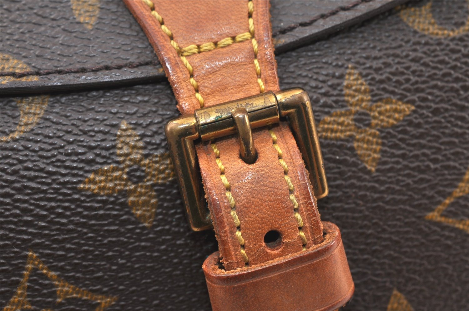 Auth Louis Vuitton Monogram Jeune Fille MM M51226 Shoulder Cross Bag Junk 5353K