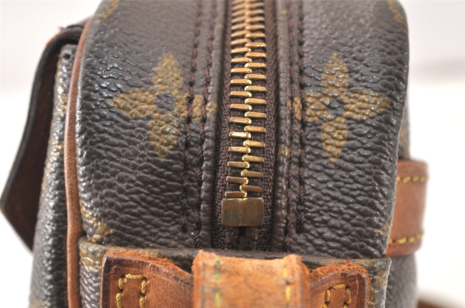 Auth Louis Vuitton Monogram Jeune Fille MM M51226 Shoulder Cross Bag Junk 5353K