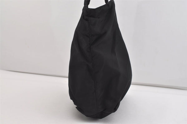 Authentic PRADA Vintage Nylon Tessuto Hand Bag Black Junk 5354J