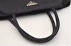 Authentic PRADA Vintage Nylon Tessuto Hand Bag Black Junk 5354J