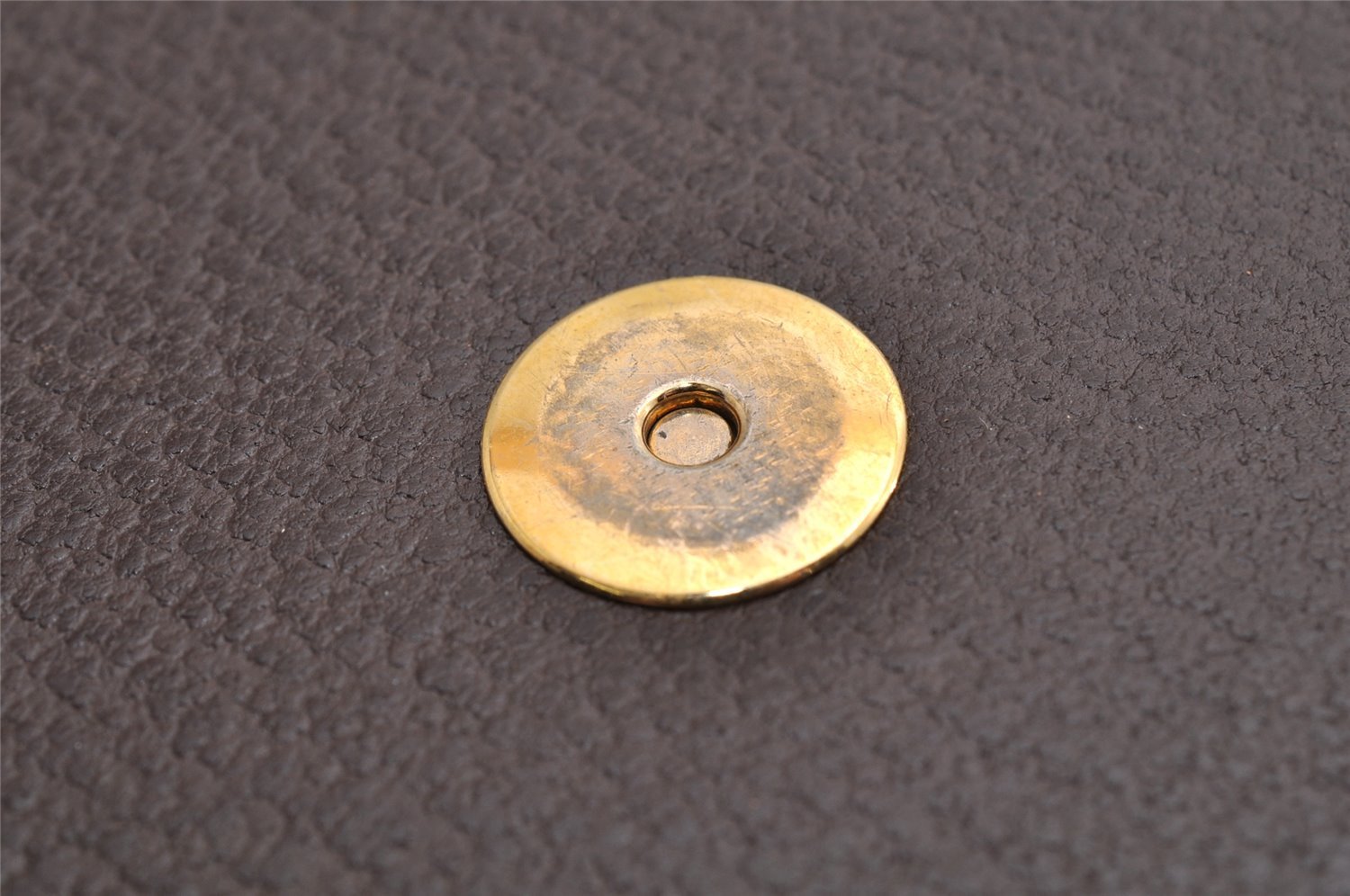 Authentic GUCCI Bamboo Vintage Hand Bag Purse Leather Brown 5355I