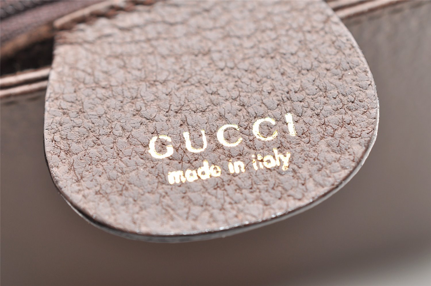 Authentic GUCCI Bamboo Vintage Hand Bag Purse Leather Brown 5355I