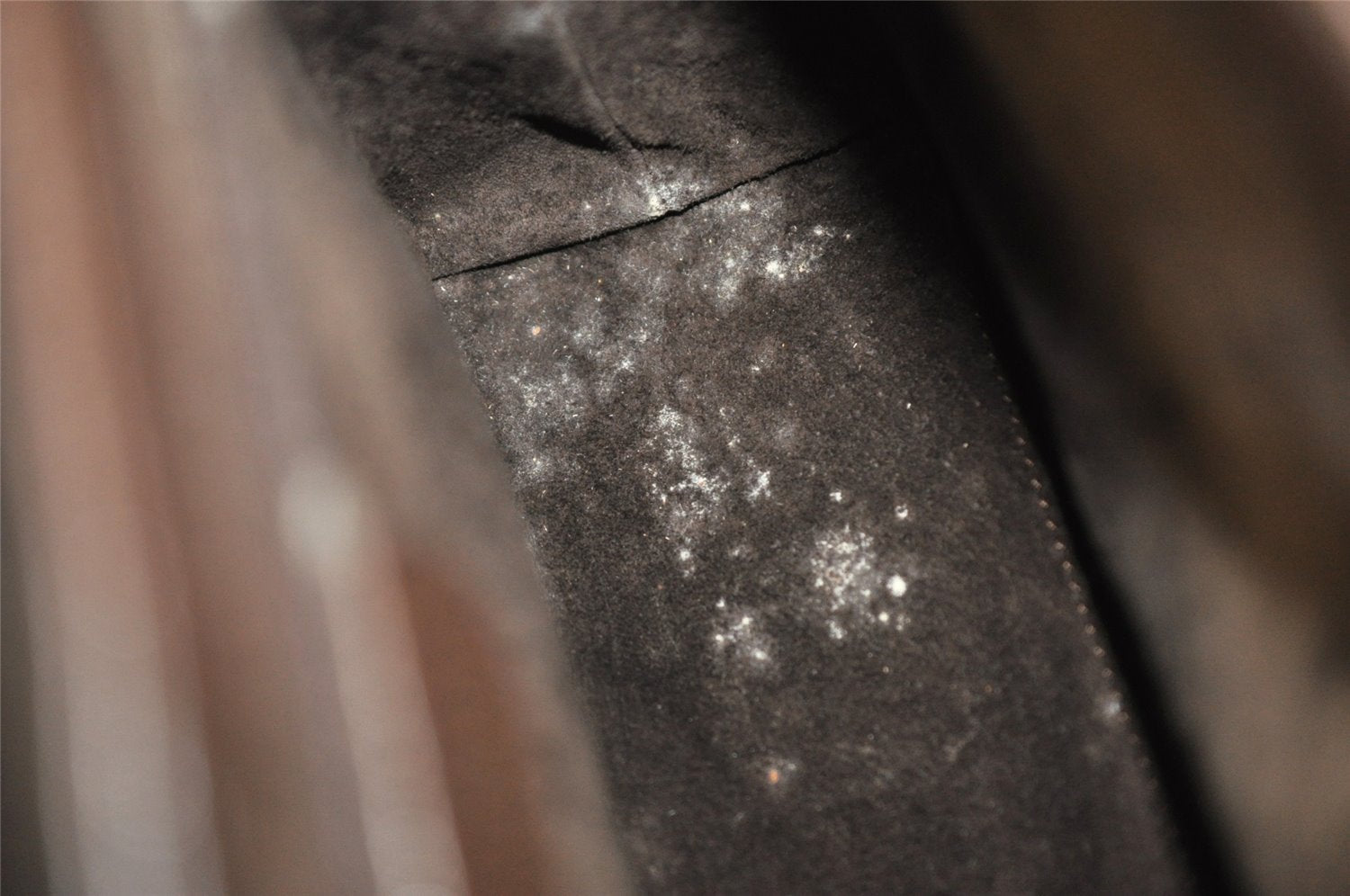 Authentic GUCCI Bamboo Vintage Hand Bag Purse Leather Brown 5355I