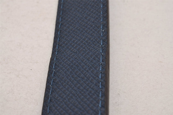 Authentic Louis Vuitton Leather Shoulder Strap Navy Blue 44.9-54.3" LV 5356J