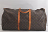 Authentic Louis Vuitton Monogram Keepall Bandouliere 60 M41412 Boston Bag 5356K