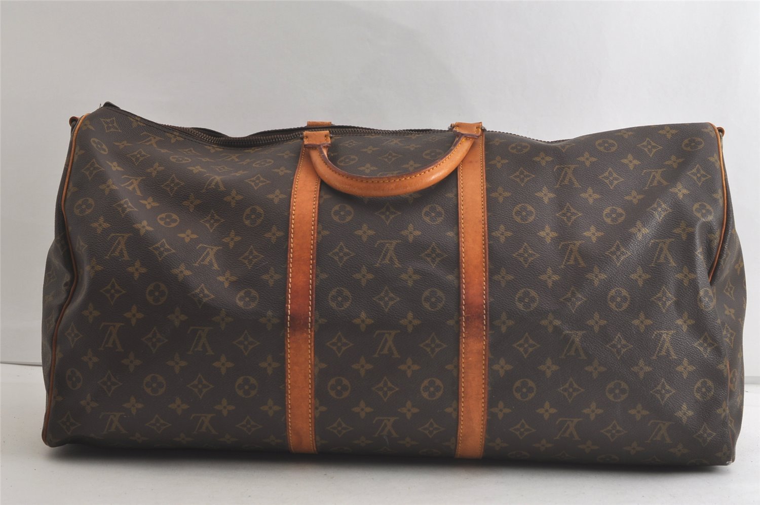 Authentic Louis Vuitton Monogram Keepall Bandouliere 60 M41412 Boston Bag 5356K