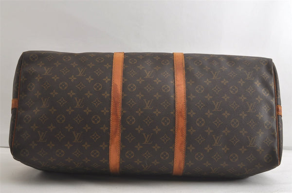 Authentic Louis Vuitton Monogram Keepall Bandouliere 60 M41412 Boston Bag 5356K