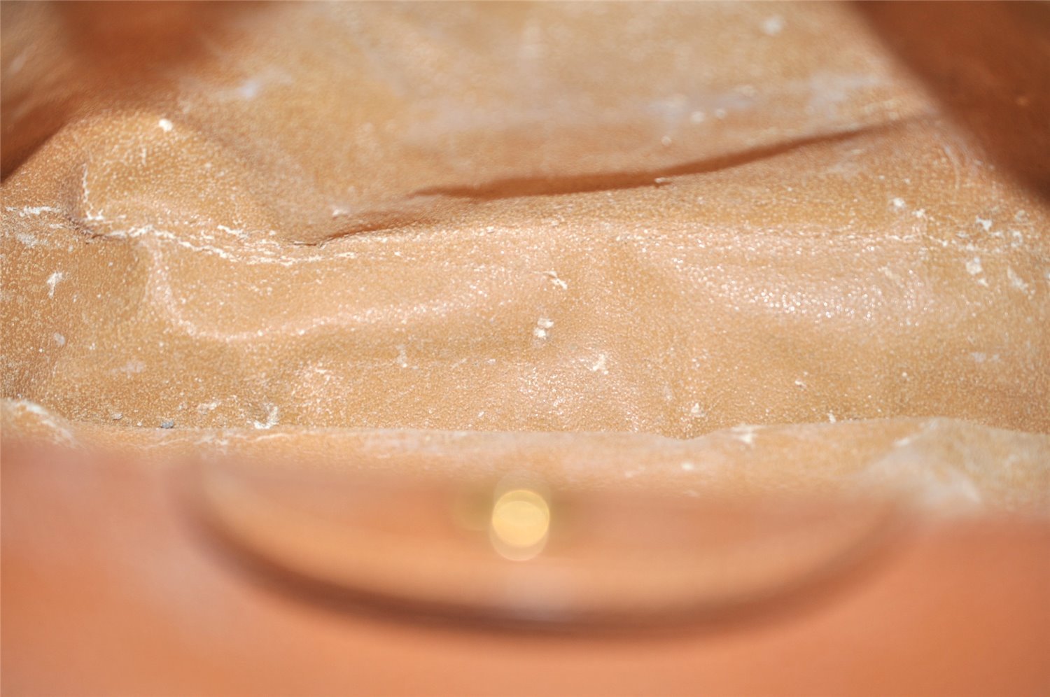 Authentic GUCCI Vintage Bamboo Shoulder Tote Bag Leather Brown Junk 5357I