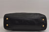 Authentic PRADA Vintage Leather Nappa 2Way Shoulder Tote Bag Black 5357J