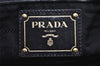 Authentic PRADA Vintage Leather Nappa 2Way Shoulder Tote Bag Black 5357J