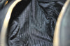 Authentic PRADA Vintage Leather Nappa 2Way Shoulder Tote Bag Black 5357J