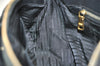 Authentic PRADA Vintage Leather Nappa 2Way Shoulder Tote Bag Black 5357J
