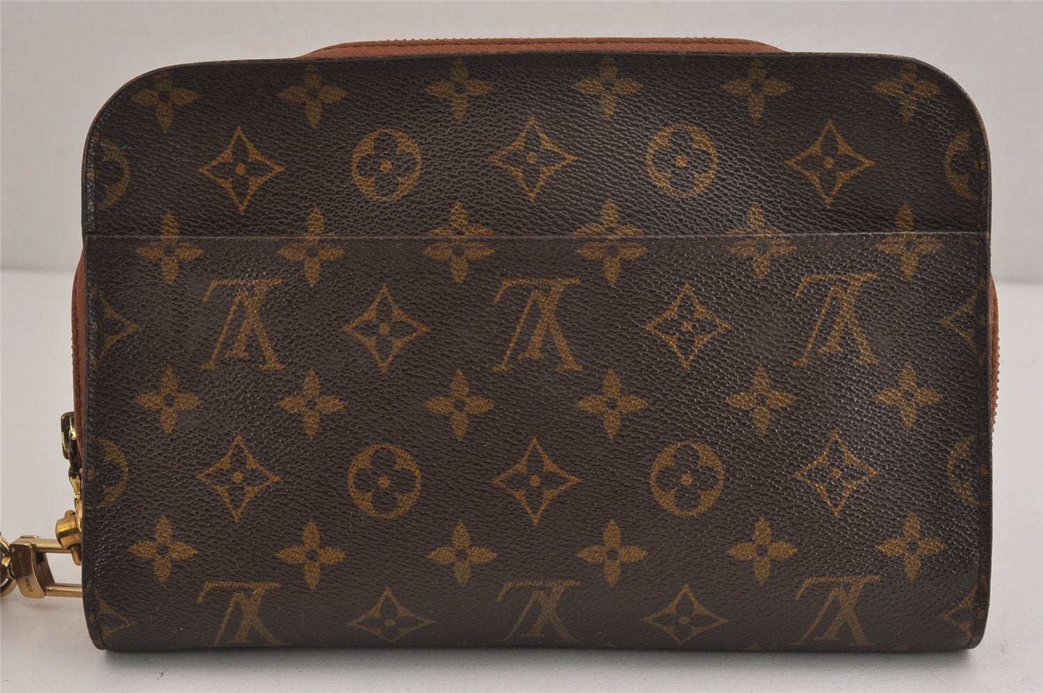 Authentic Louis Vuitton Monogram Orsay Clutch Hand Bag Purse M51790 LV 5358J