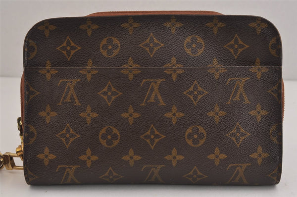 Authentic Louis Vuitton Monogram Orsay Clutch Hand Bag Purse M51790 LV 5358J