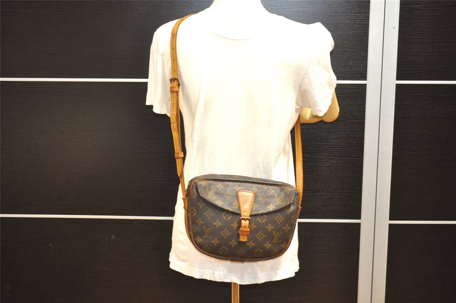 Authentic Louis Vuitton Monogram Jeune Fille MM M51226 Shoulder Cross Bag 5359I