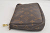 Authentic Louis Vuitton Monogram Pochette Accessoires Pouch M51980 LV 5360K