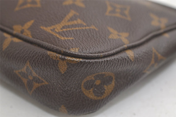 Authentic Louis Vuitton Monogram Pochette Accessoires Pouch M51980 LV 5360K