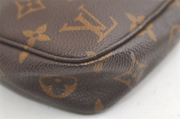 Authentic Louis Vuitton Monogram Pochette Accessoires Pouch M51980 LV 5360K