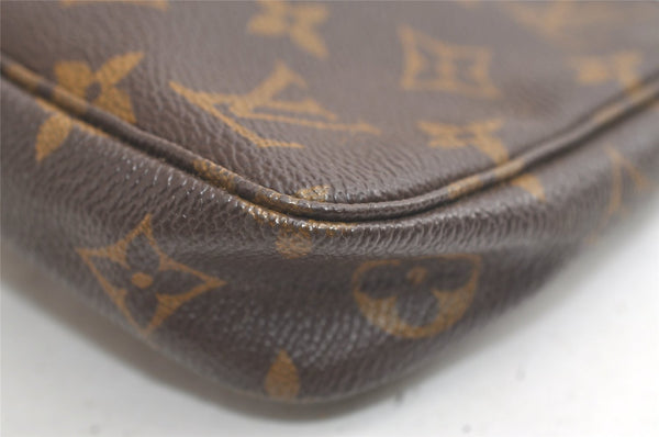 Authentic Louis Vuitton Monogram Pochette Accessoires Pouch M51980 LV 5360K