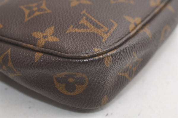 Authentic Louis Vuitton Monogram Pochette Accessoires Pouch M51980 LV 5360K