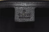 Authentic GUCCI Charmy Shoulder Tote Bag GG Canvas Leather 163288 Black 5361I