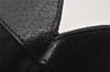 Authentic GUCCI Charmy Shoulder Tote Bag GG Canvas Leather 163288 Black 5361I
