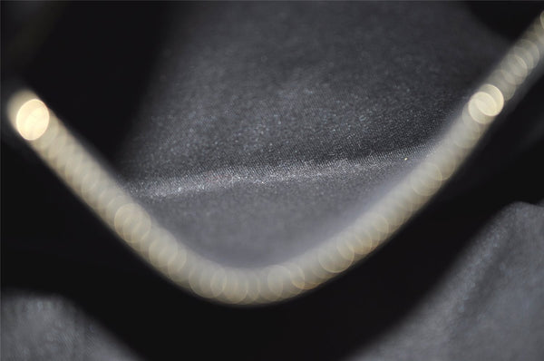 Authentic GUCCI Charmy Shoulder Tote Bag GG Canvas Leather 163288 Black 5361I