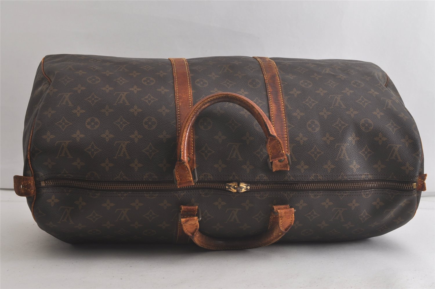 Authentic Louis Vuitton Monogram Keepall 55 Travel Boston Bag M41424 LV 5361K