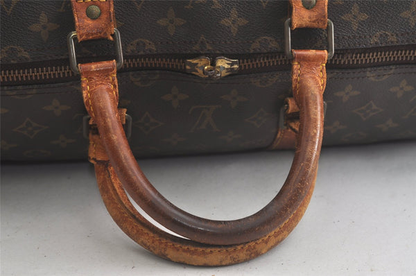 Authentic Louis Vuitton Monogram Keepall 55 Travel Boston Bag M41424 LV 5361K