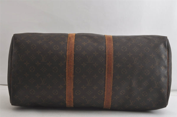 Authentic Louis Vuitton Monogram Keepall 55 Travel Boston Bag M41424 LV 5361K