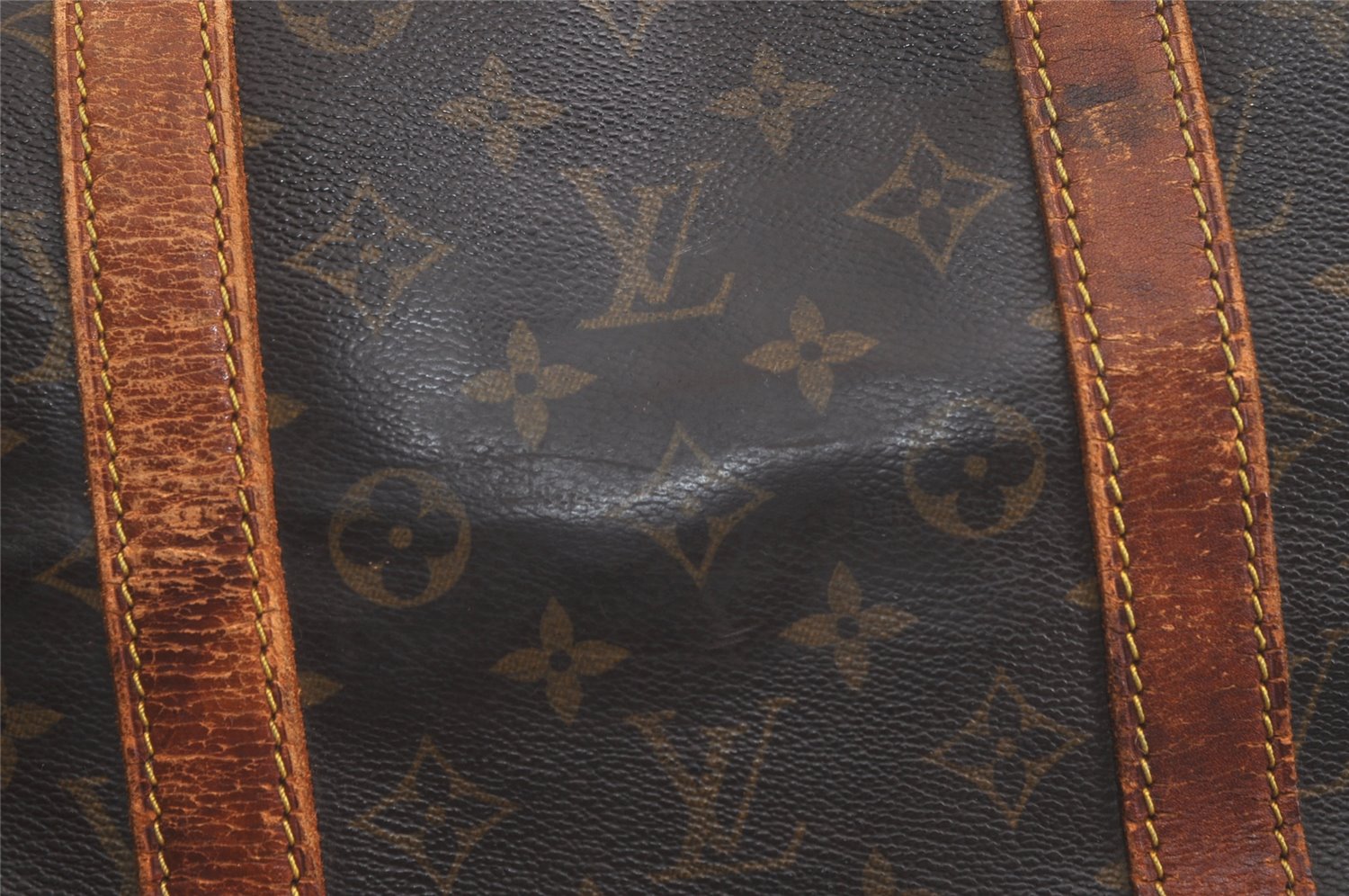 Authentic Louis Vuitton Monogram Keepall 55 Travel Boston Bag M41424 LV 5361K