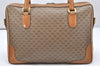 Authentic GUCCI Vintage Micro GG PVC Leather 2Way Shoulder Hand Bag Brown 5362K