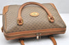 Authentic GUCCI Vintage Micro GG PVC Leather 2Way Shoulder Hand Bag Brown 5362K
