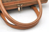 Authentic GUCCI Vintage Micro GG PVC Leather 2Way Shoulder Hand Bag Brown 5362K