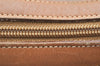 Authentic GUCCI Vintage Micro GG PVC Leather 2Way Shoulder Hand Bag Brown 5362K