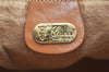Authentic GUCCI Vintage Micro GG PVC Leather 2Way Shoulder Hand Bag Brown 5362K